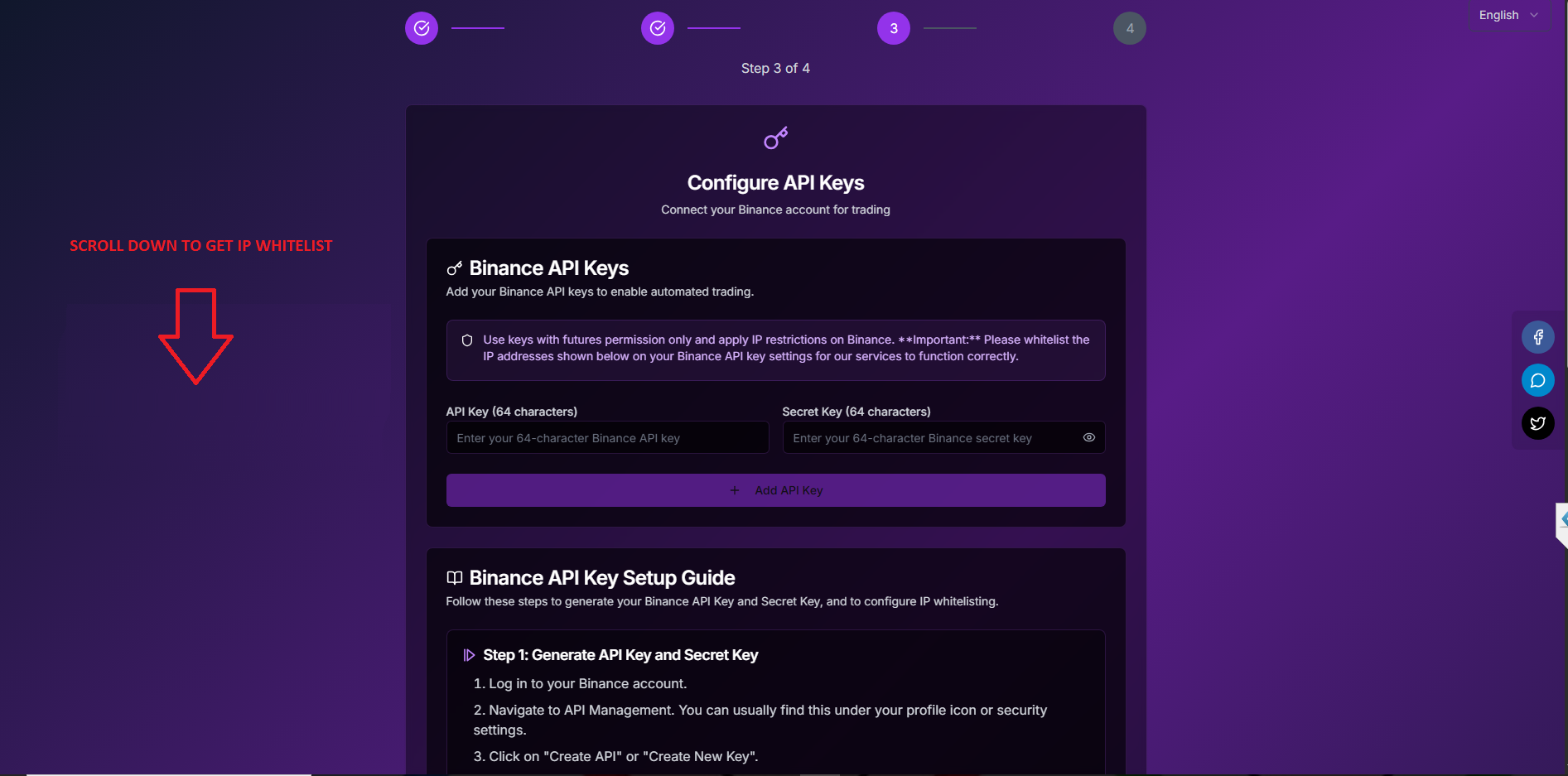 Create API Key Form